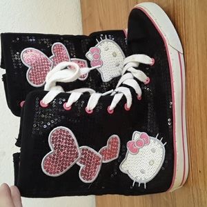 Sanrio Hello Kitty high top sequined shoes